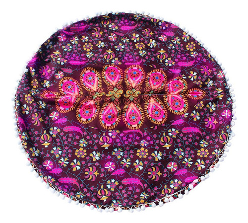 Almofadas Grandes De Chão De Mandala Em T, Redondas, Meditaç