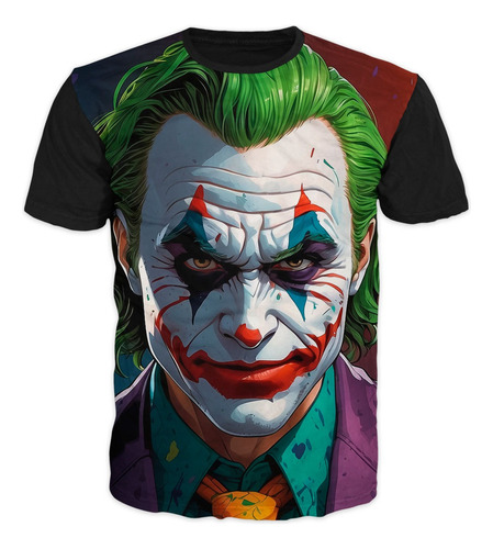Camiseta Guasón El Joker Super Héroes Caballero 