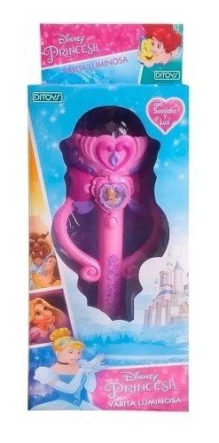 Varita Luminosa Princesa C/luz Y Sonido Original Ditoys