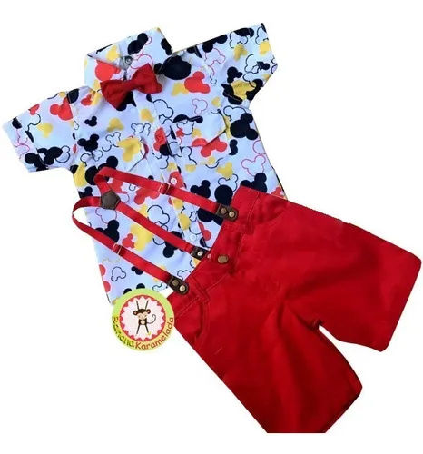 Camisa social hotsell mickey infantil