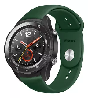 Correa Compatible Huawei Watch 2 Classic Verde Militar 22m