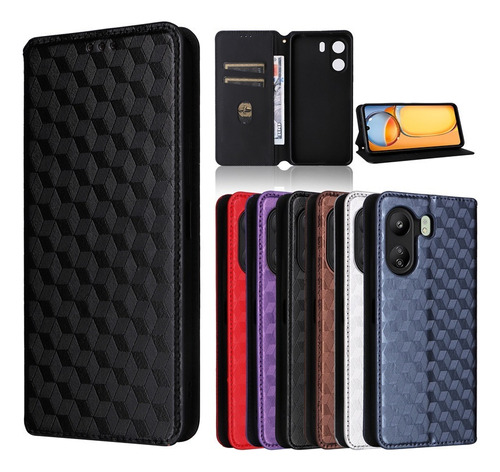 Funda For Xiaomi Poco C65 Partículas Bloque Textura Cue