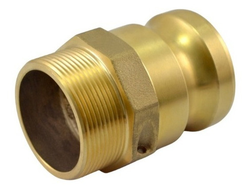 Engate Rápido Camlock Latão Tipo F Rosca Macho 1 Pol