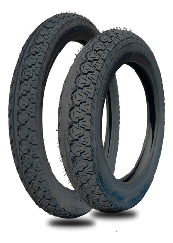 Kit Pneus Moto Honda -pop 100 110 Biz 125-dianteiro+traseiro