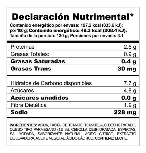 Salsa De Tomate Para Pasta Con Parmesano Barilla 400 G
