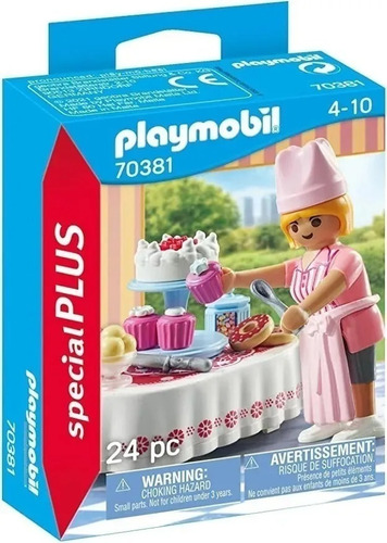 Imagen 1 de 6 de Playmobil Special Plus Pastelera Con Mesa Dulce 70381
