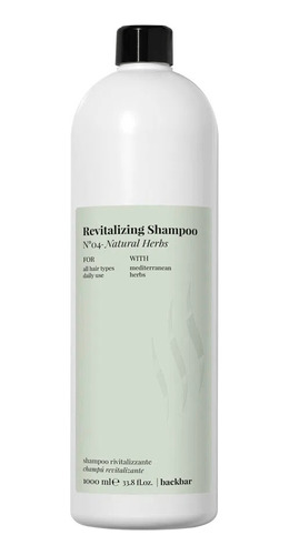 Back Bar Revitalizing Shampoo - Natural Herbs 1000 Ml