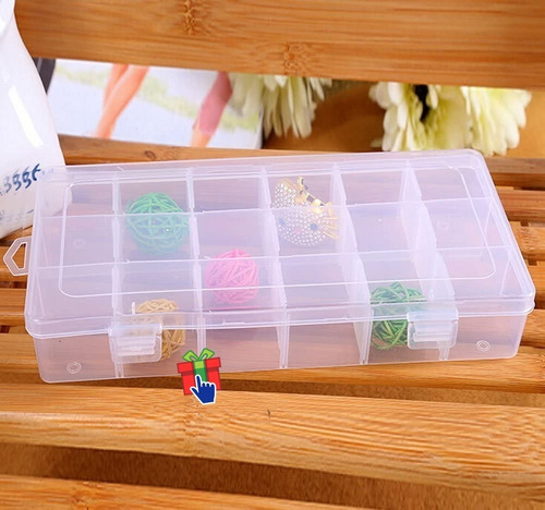 Imagen 6 de 10 de Set X 2 Caja 18 Divisiones Armado Bijouterie Joyas Collares