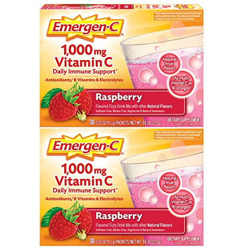 Emergente-c 1000mg Vitamina C Polvo, Con 6ttns