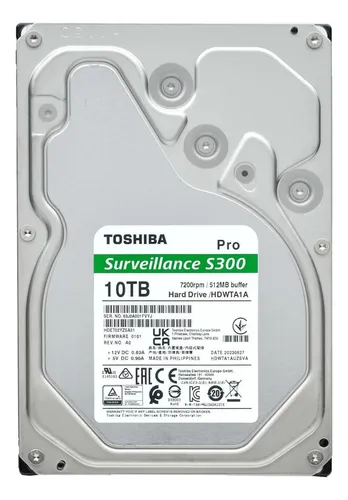 Toshiba Hdd S300 Pro 10tb Hdwta1auzsvar