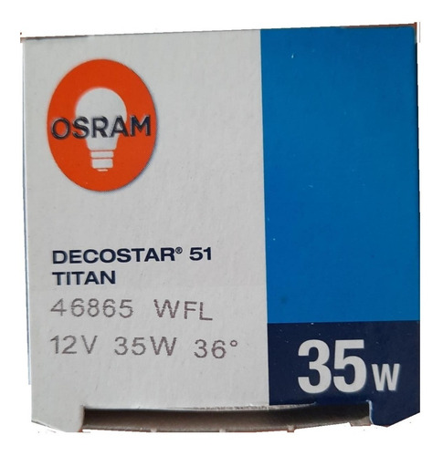 Foco 12v 35w Osram Naed 46865 Wfl Decostar 51 Titan 2 Pack