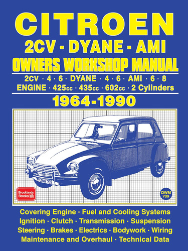 Libro: Citroen 2cv . Dyane . Ami 1964-1990 Owners M