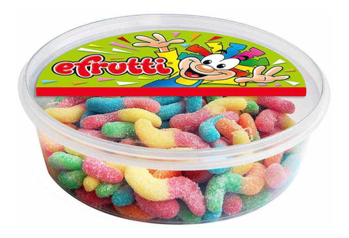 Gomas Dulces Europeos Importados Efrutti® Glow Worm Gusanos