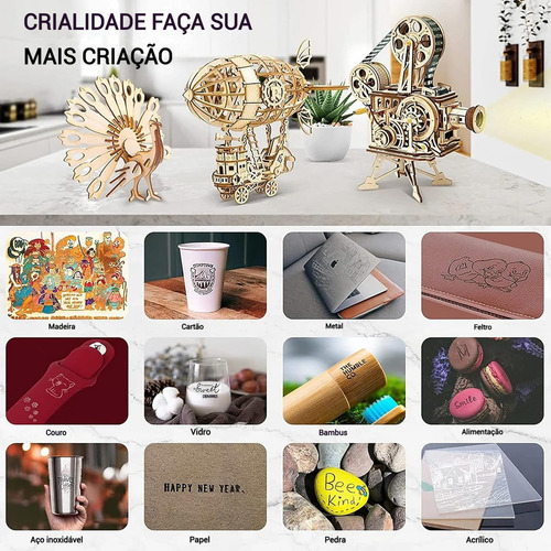 Gravador a laser Cnc de alta precisão Creality Falcon 5w