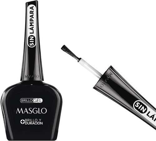 Brillo De Uñas Masglo Gel Sin Lampara 13.5ml