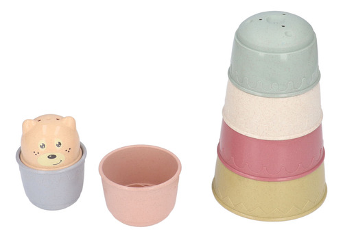 Vaso Apilable Para Baño Baby Abs, Multicolor, Para Niños