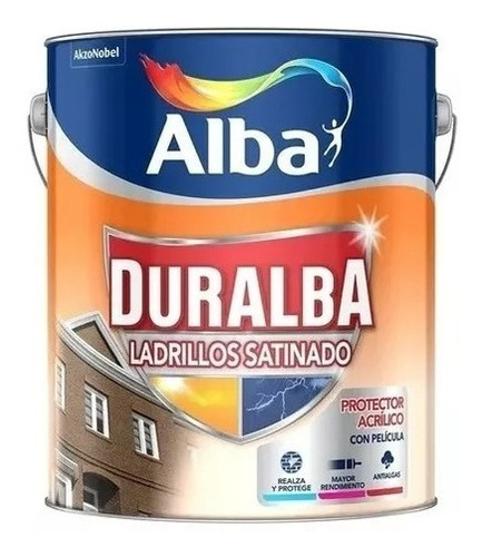 Duralba Ladrillos Satinado 1 Lts Alba - Deacero