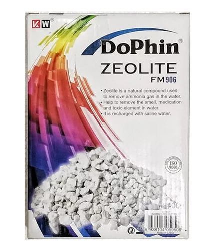 Zeolita Dophin 400g Excelente Removedor De Amoniaco