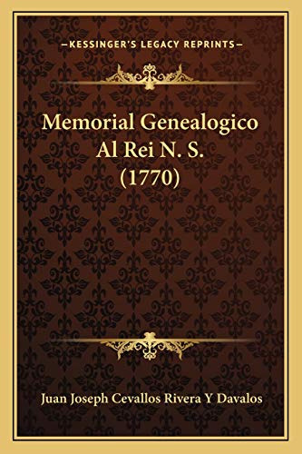 Memorial Genealogico Al Rei N. S. (1770)