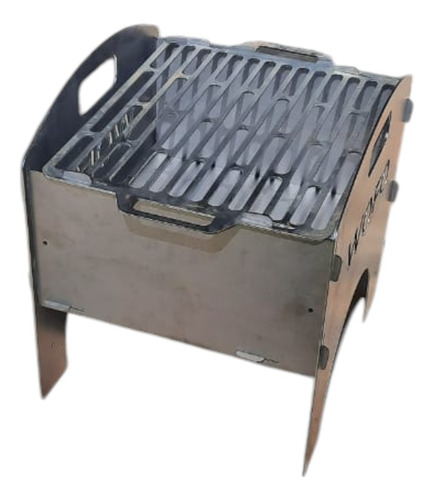 Fogon Asador Portátil Camping Con Parrilla