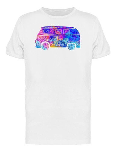 Playera Camioneta Hippie De Colores Vibrantes