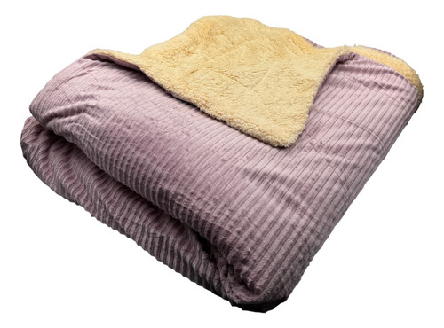 Cobertor Ligero Invernal Aborregado Suave Tamaño Matrimonial