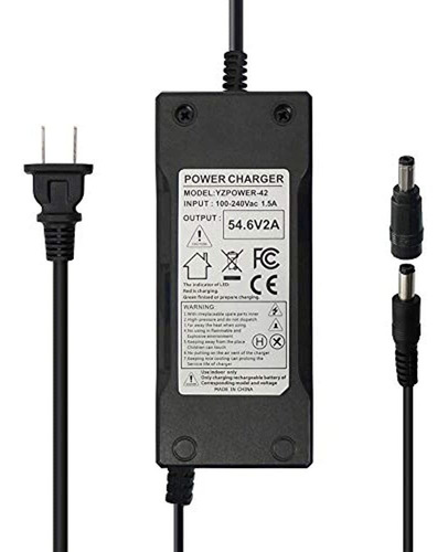 Cargador Adaptador De Fuente De Alimentación De 54,6 V 2a Pa