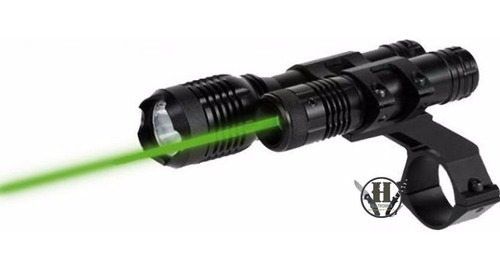 Laser Verde Y Linterna Shilba V-120 P/ Miras Telescopicas