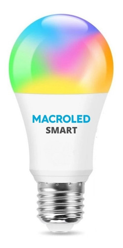 Lámpara Led Bulbo Wifi 12w Smart Rgb Fria Calida Macroled