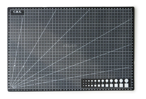 Imagen 2 de 8 de Tabla De Corte A-3 Marca Cbx 2 Caras 45 Cm X 30 Cm