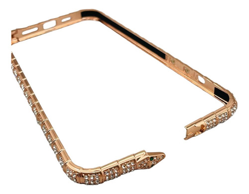 Imagen 2 de 5 de Sticker Film Skin Brillo Glitter Para iPhone + Marco Strass