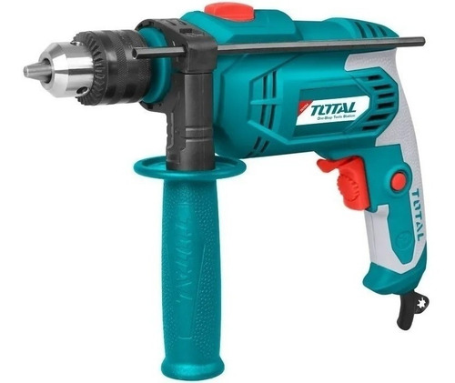 Taladro Atornillador Percutor Total 680w 13mm 3000rpm 220v Color Turquesa Frecuencia 50 Hz/60 Hz