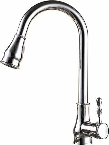 Mezcladora Para Fregadero Llaves Acero Inox Extraible 58cm