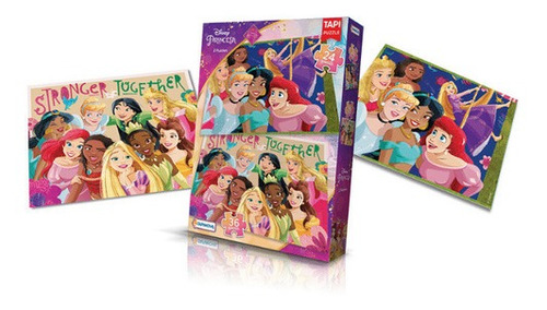 2 Puzzle / Rompecabezas 24 Y 36 Piezas - Princesas - Disney