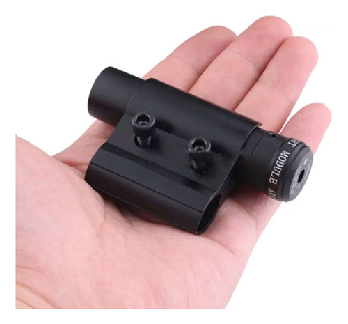 Mira Laser Vermelha Fixa Cano + Chumbinho Perfurante 5.5mm