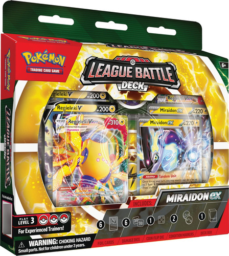 Jcc Pokémon: Miraidon Ex League Battle Deck