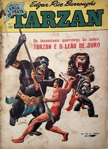 Tarzan 42 Em Quadrinhos Ebal Coleção Lança De Prata