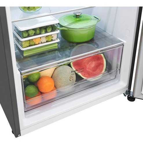 Refrigeradora LG Top Freezer Gt37sgp No Frost 374l Plateada