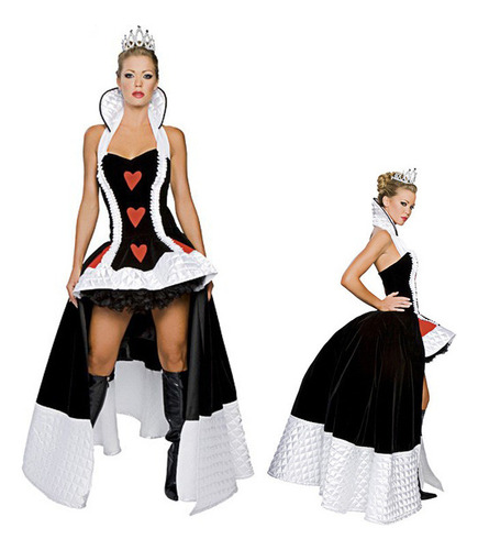 Disfraz De Reina De Corazones Para Halloween