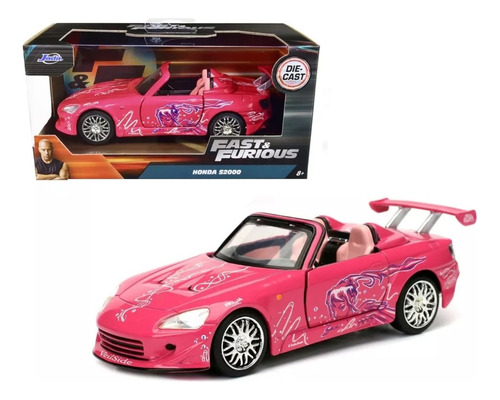 Suki's Honda S2000 Pink Rapido Furioso 1:32 Jada Env!o Grat!