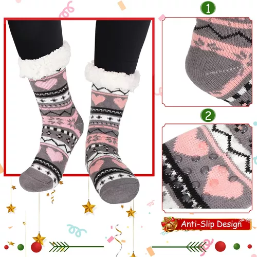  LIUZH - Calcetines de forro polar coral para mujer, calcetines  gruesos y cálidos para parejas, lindos calcetines de nieve para mujer  (color A, tamaño: talla única) : Ropa, Zapatos y Joyería