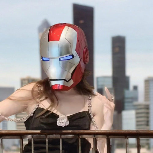 Casco De Iron Man Mk5 Con Comandos De Voz