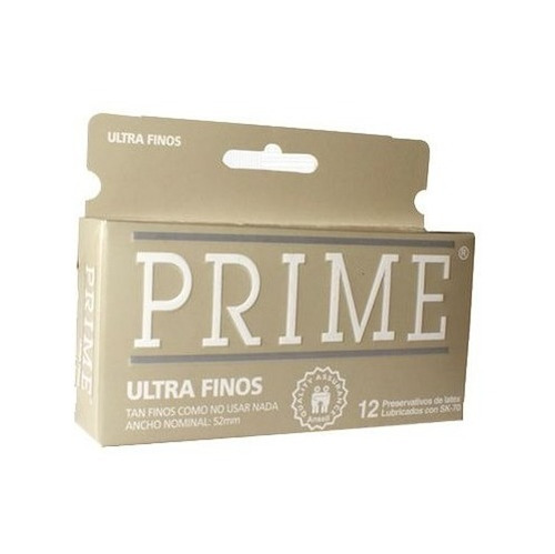 Preservativo Prime Ultra Fino  X 12