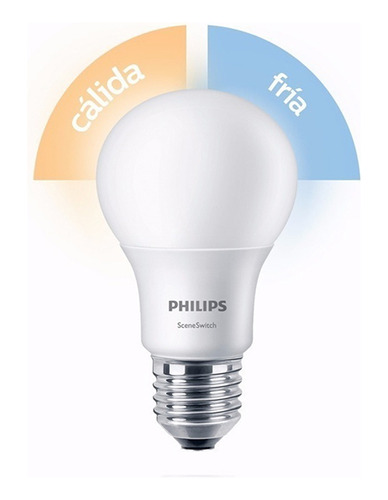 Lámpara Led Scene Switch 9,5w Cálida, Fría - Philips L27260