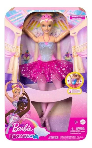 Barbie Dreamtopia Posable Bailarina Con Luces Mattel