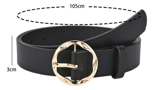 Cinturón Leopard Belts Con Hebilla Para Mujer, Estilo Retro