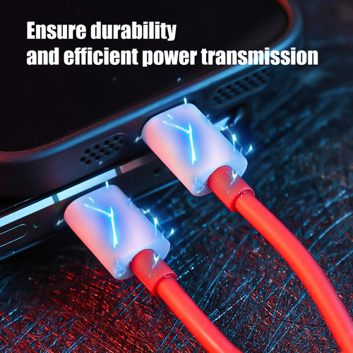 Cabo De Carregador Rápido Duplo Tipo C De 65 W Para Oneplus