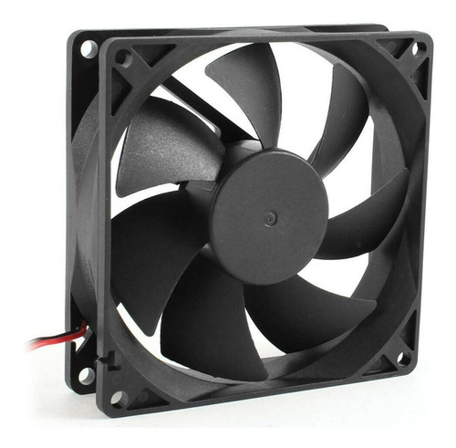 Ventilador Negro 8x8 Caja 12v 0.18amp / Madidino Importacion