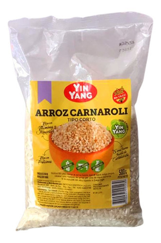 Arroz Carnaroli Yin Yang 500g Sin Tacc