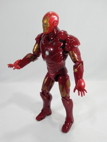 Boneco Homem De Ferro Hasbro Repulsor Power 30 Cm Luz E Som